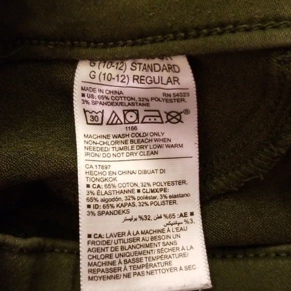 ⛔️SOLD⛔️Oldnavy army green ballerina jeggings - Picture 4 of 4